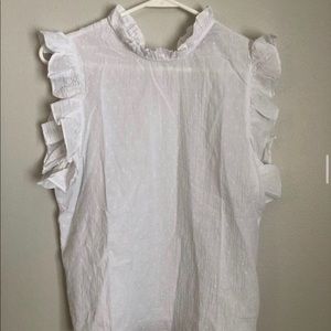 Never worn Ruffle tank